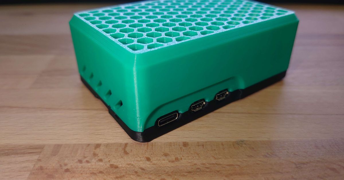 Raspberry Pi 5 NVMe HAT case (snap fit) by CatPadThai | Download free ...