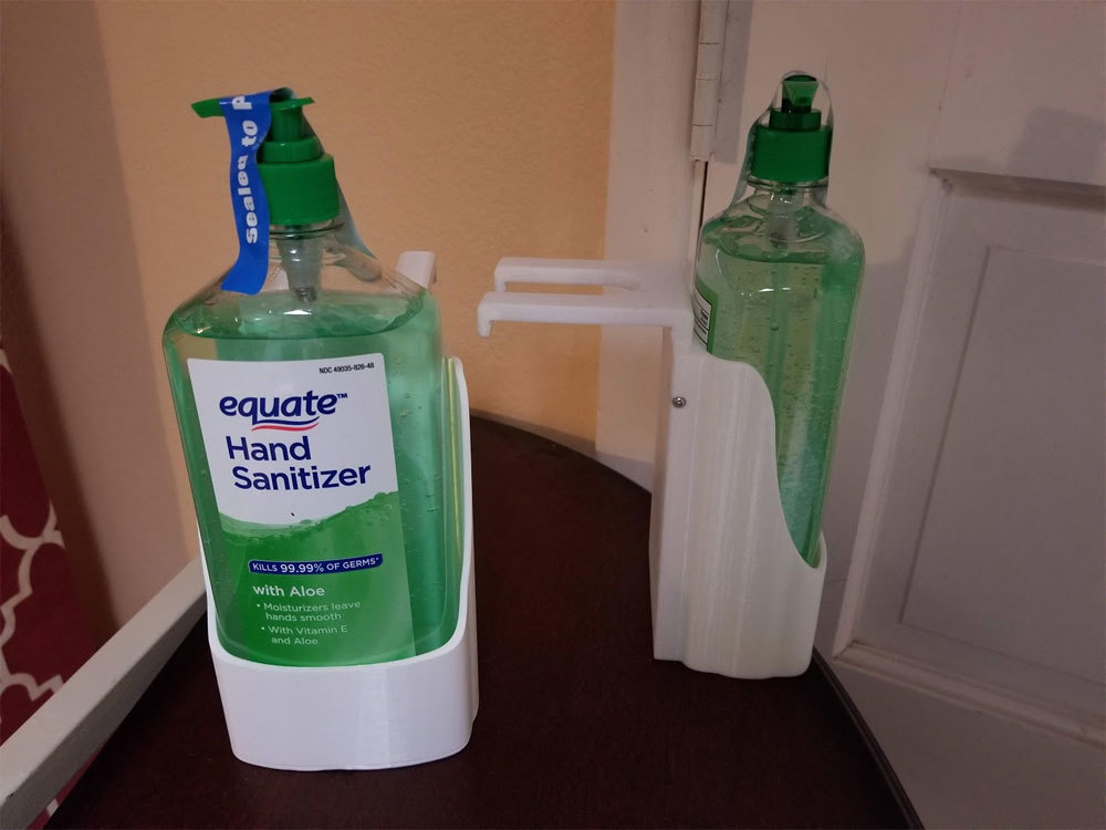 Equate 34oz or Target 32oz Hand Sanitizer holder Wall Mount Remix by