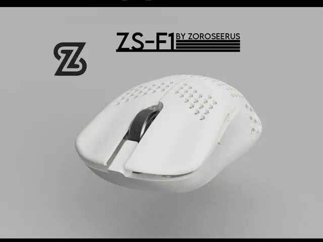 ZS-F1, 3D Printed Finalmouse Ultralight 2 / X / Starlight Small Mouse G305