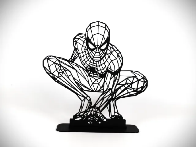 Geometric Low Poly Spider-Man