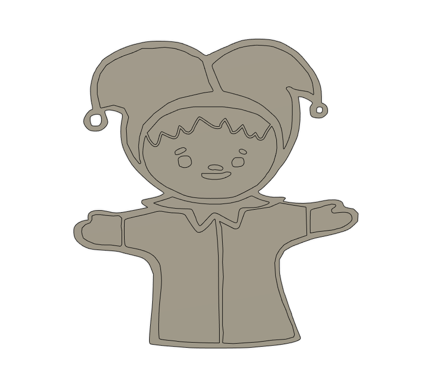 Clown badge by Alesh | Download free STL model | Printables.com