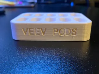 Iqos veev one 10 piece pod holder by kristof | Download free STL model