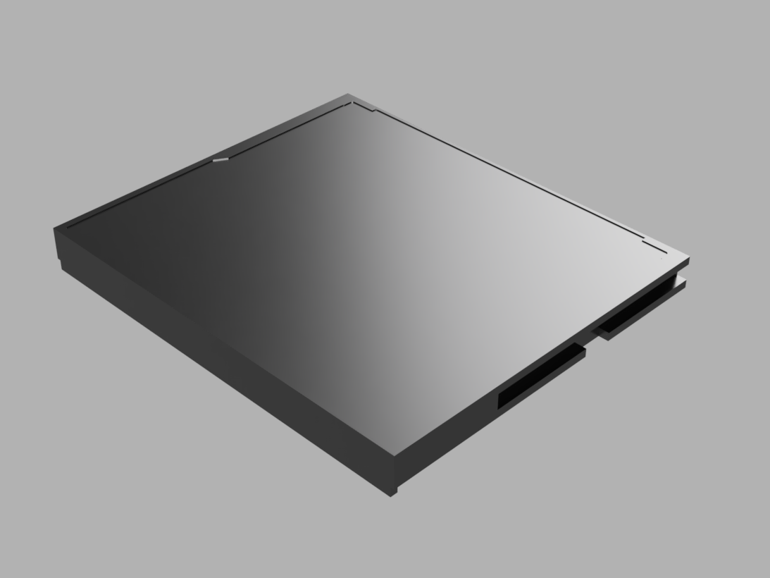 CompactFlash (CF) Memory Card by galshemesh Download free STL model