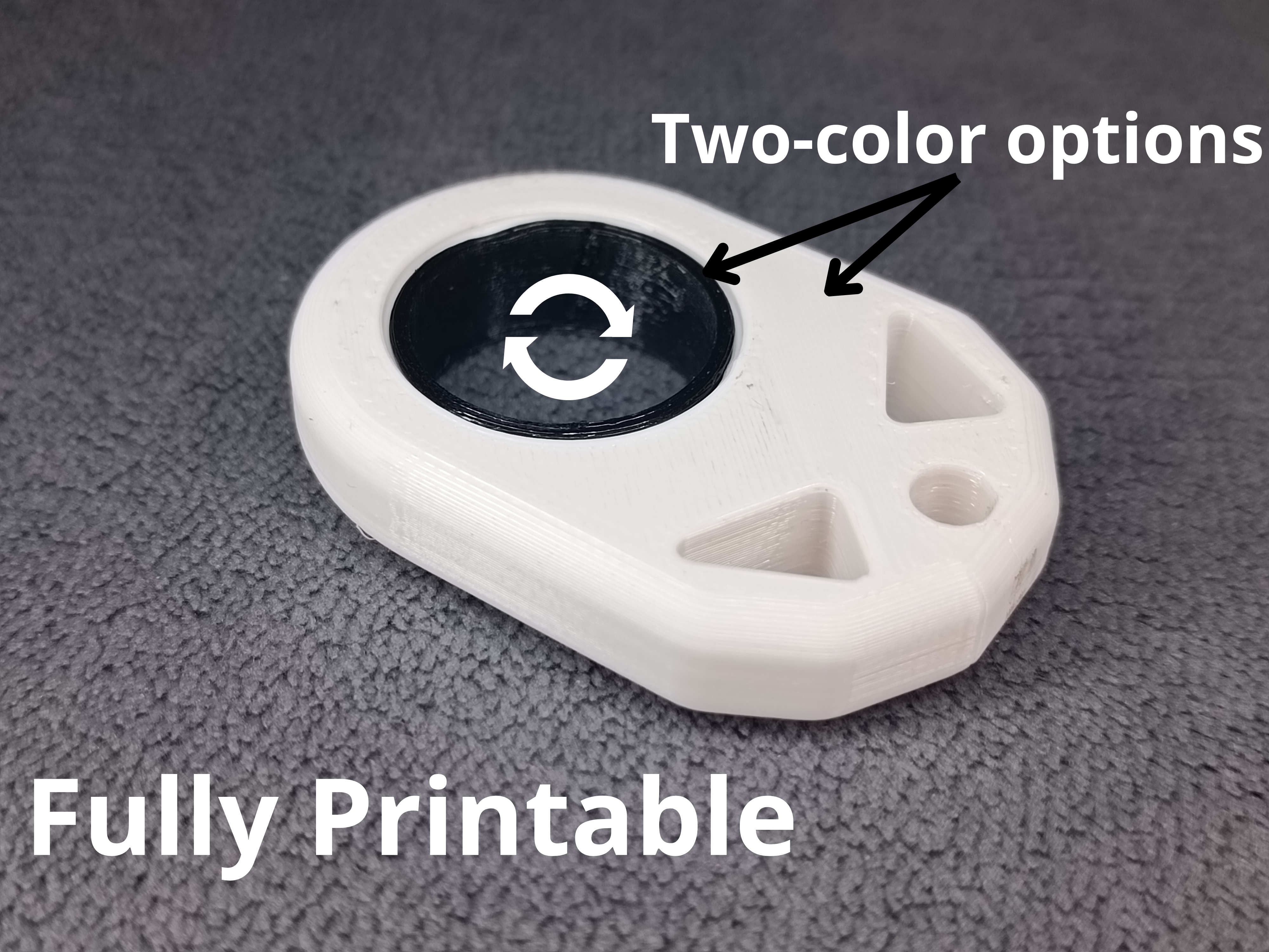 Fully Printable Keychain Spinner