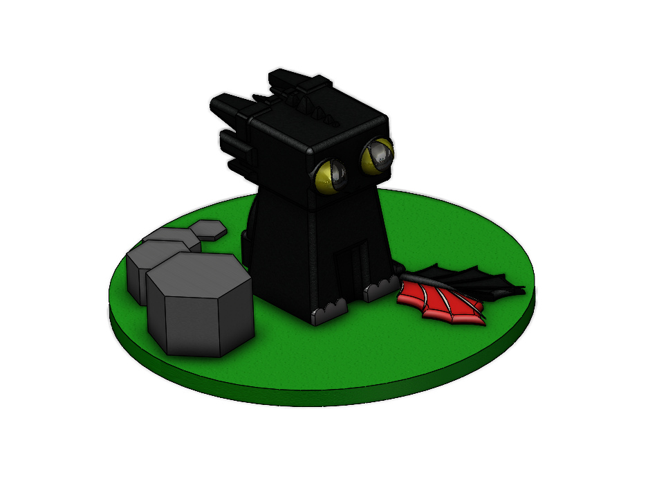 Toothless deskdecor