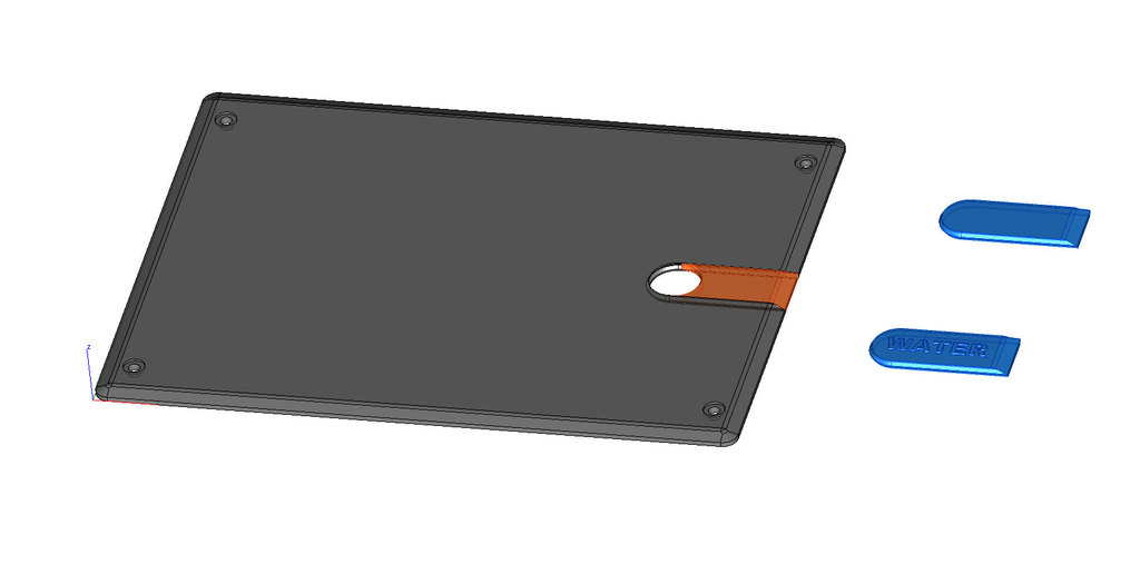 Cover for in-wall water valve with knockouts