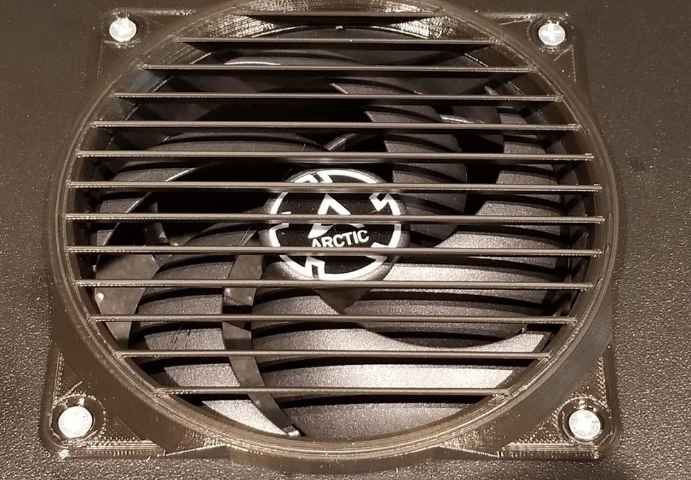 120mm directed flow fan grill by MyStoopidStuff | Download free STL ...