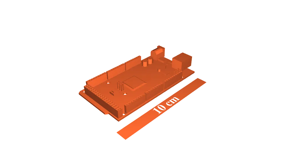 Arduino mega 2560 by davide bucci download free stl model