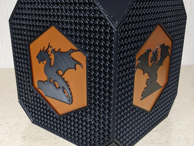 Dragon cube mATX PC case with ATX power supply