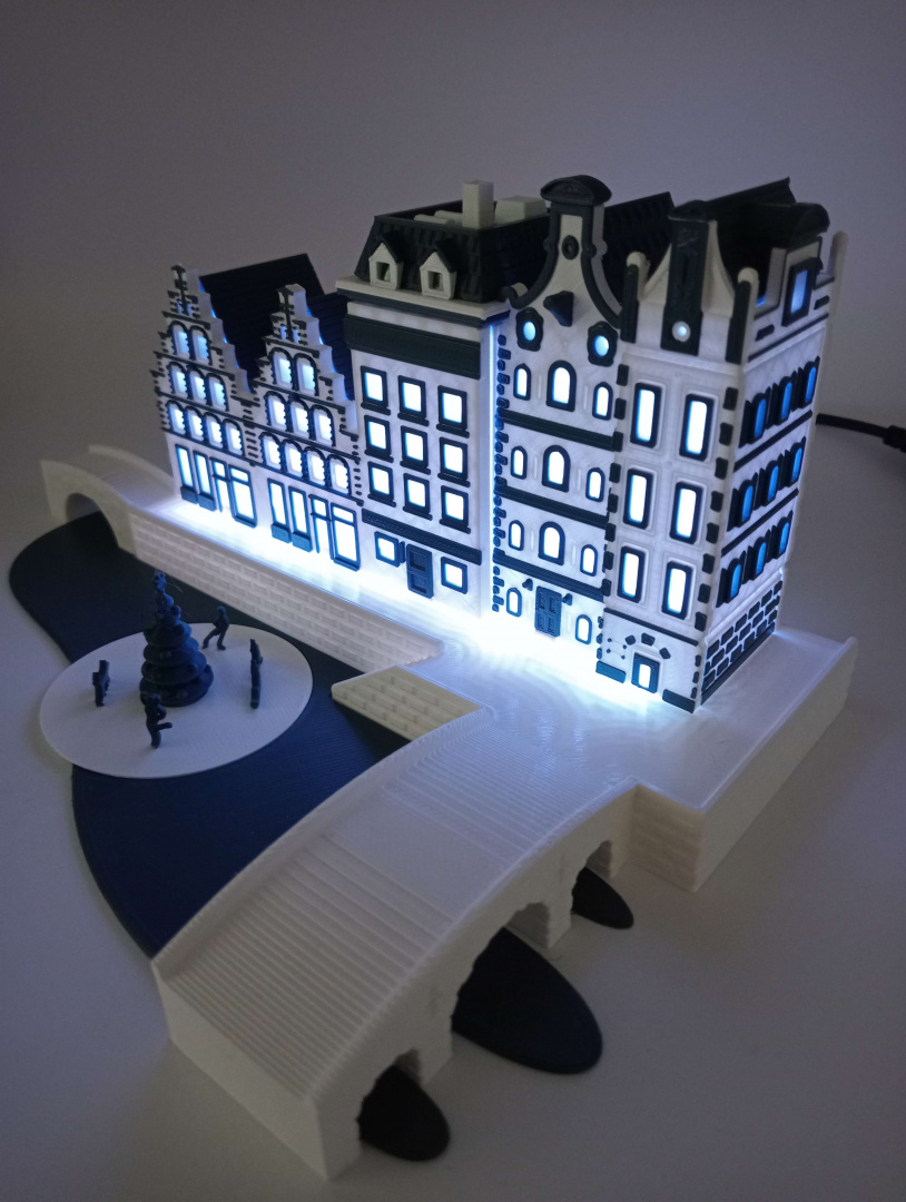 Delft Blue Houses - Netherlands by MiniWorld3D | Printables Store