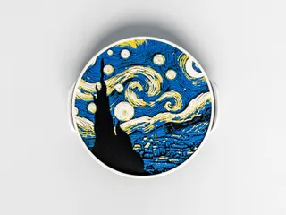Starry Night Redux by bonesupport | Download free STL model ...