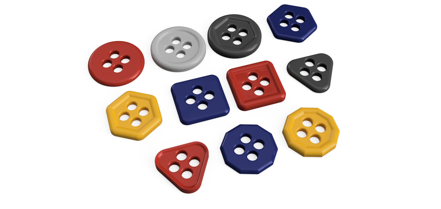 Sewing replacement Buttons (22+ Variants) by UniversalMaker Download