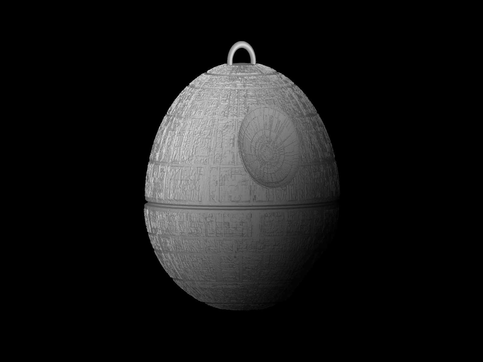 Death Star (Easter Remix) 3D model thumbnail
