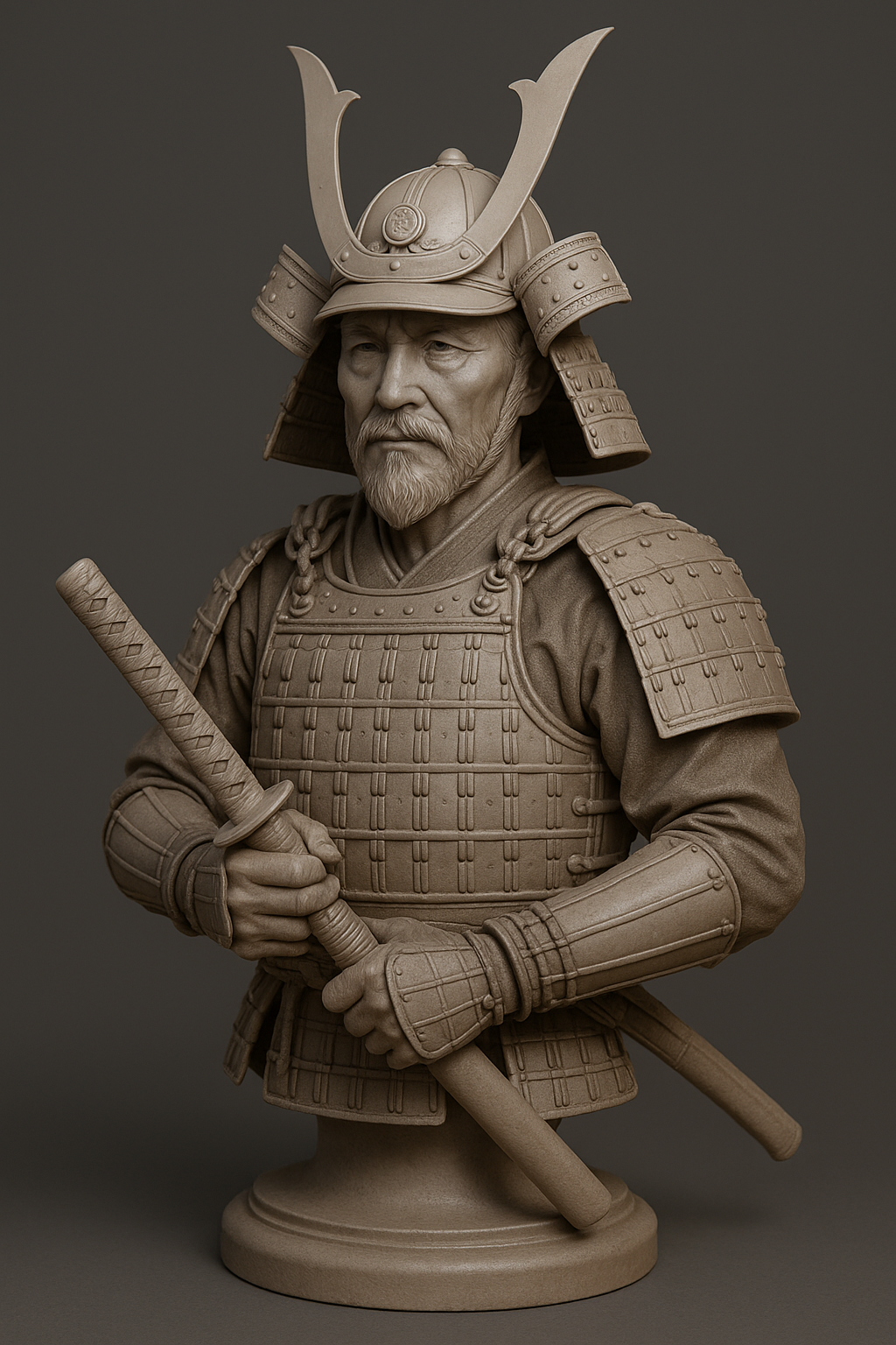 Samurai Bust (STL)