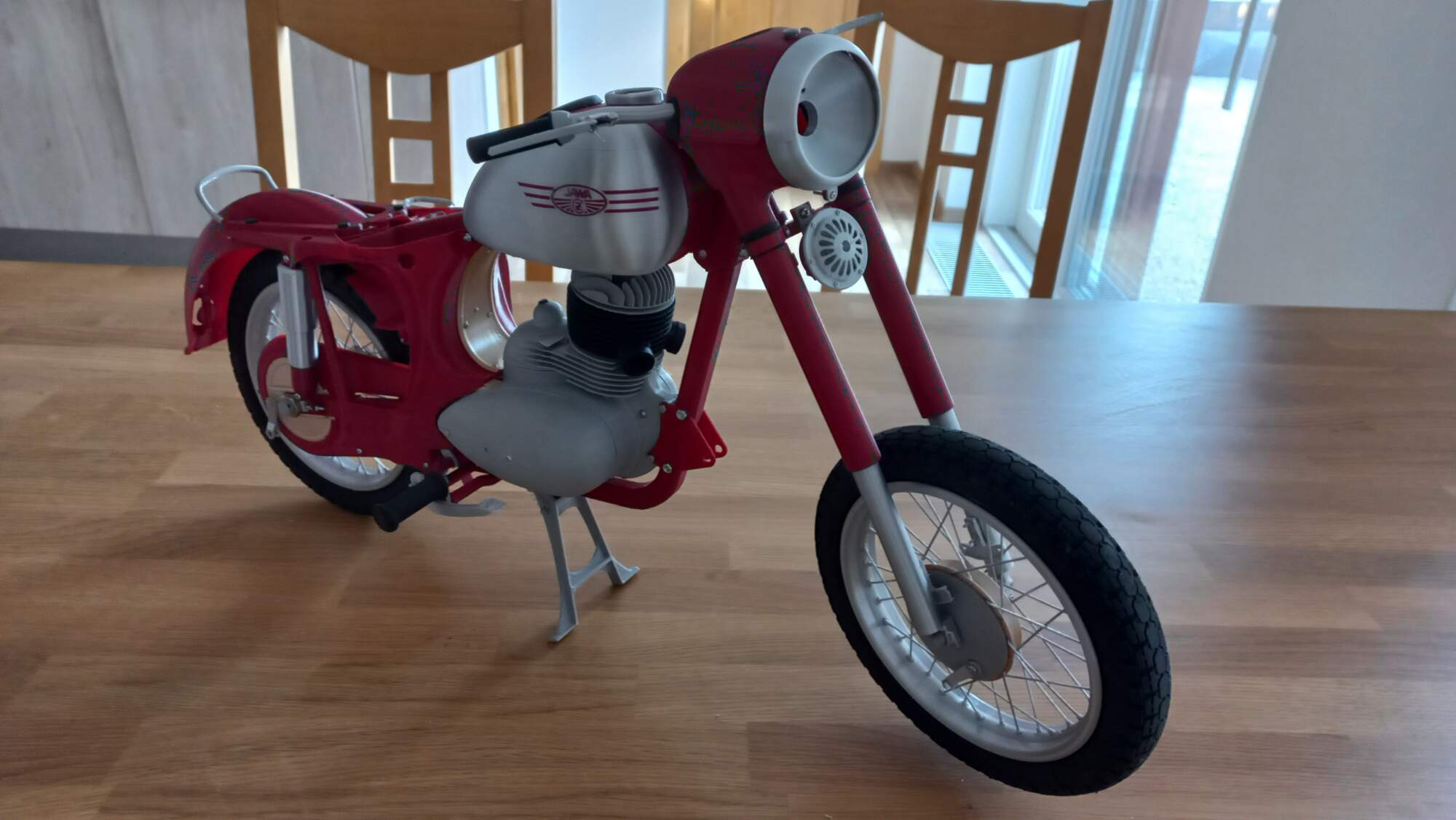 Project JAWA-ČZ KÝVAČKA 250/353.02 - PART No.5 - Under seat covers + tank