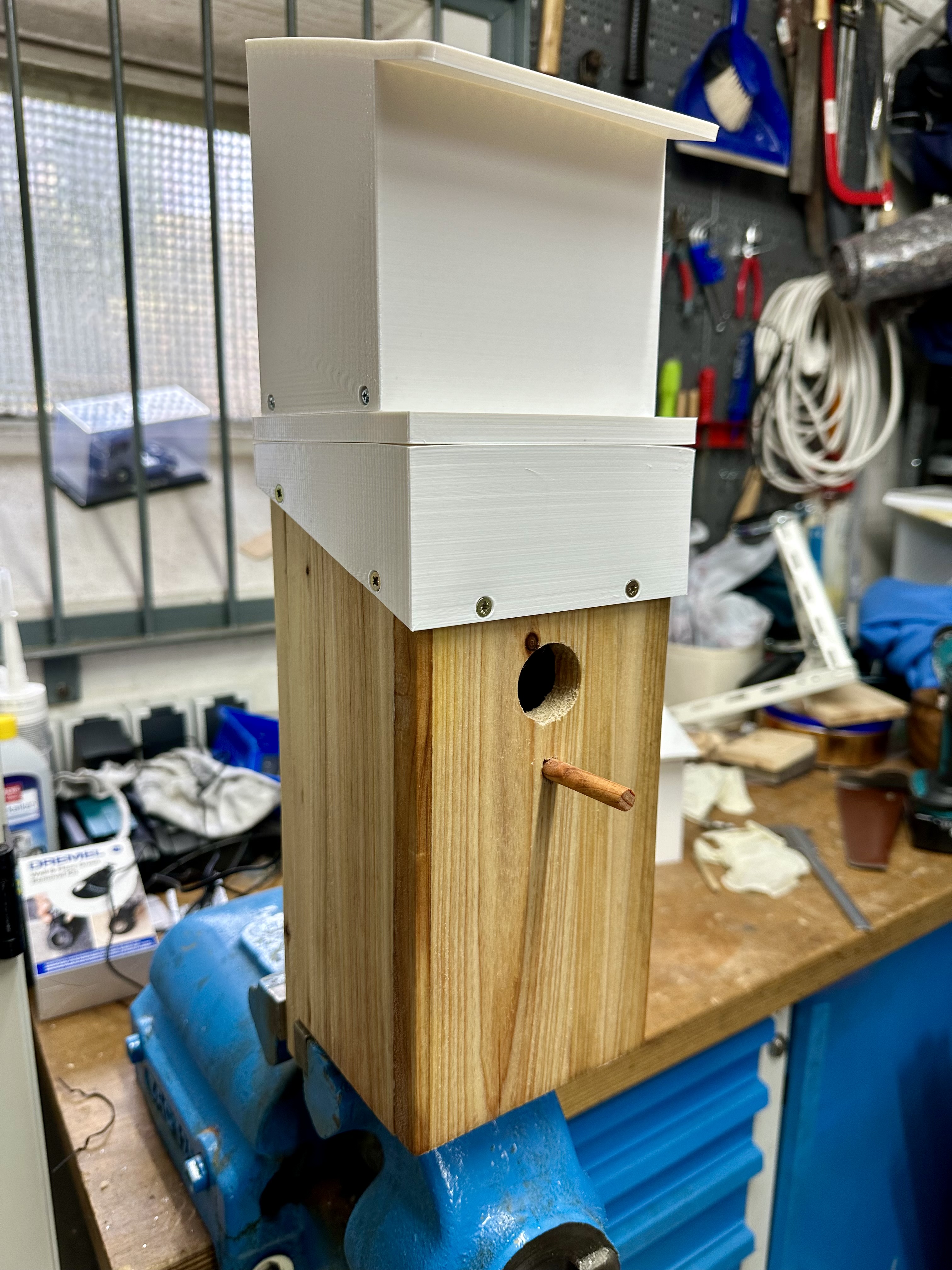 Bird nesting box housing for Tapo-C320WS camera