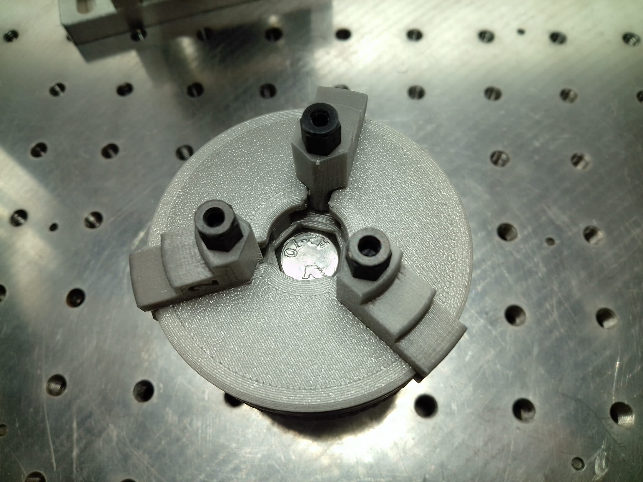 3-jaw chuck for M8 x 50 screw