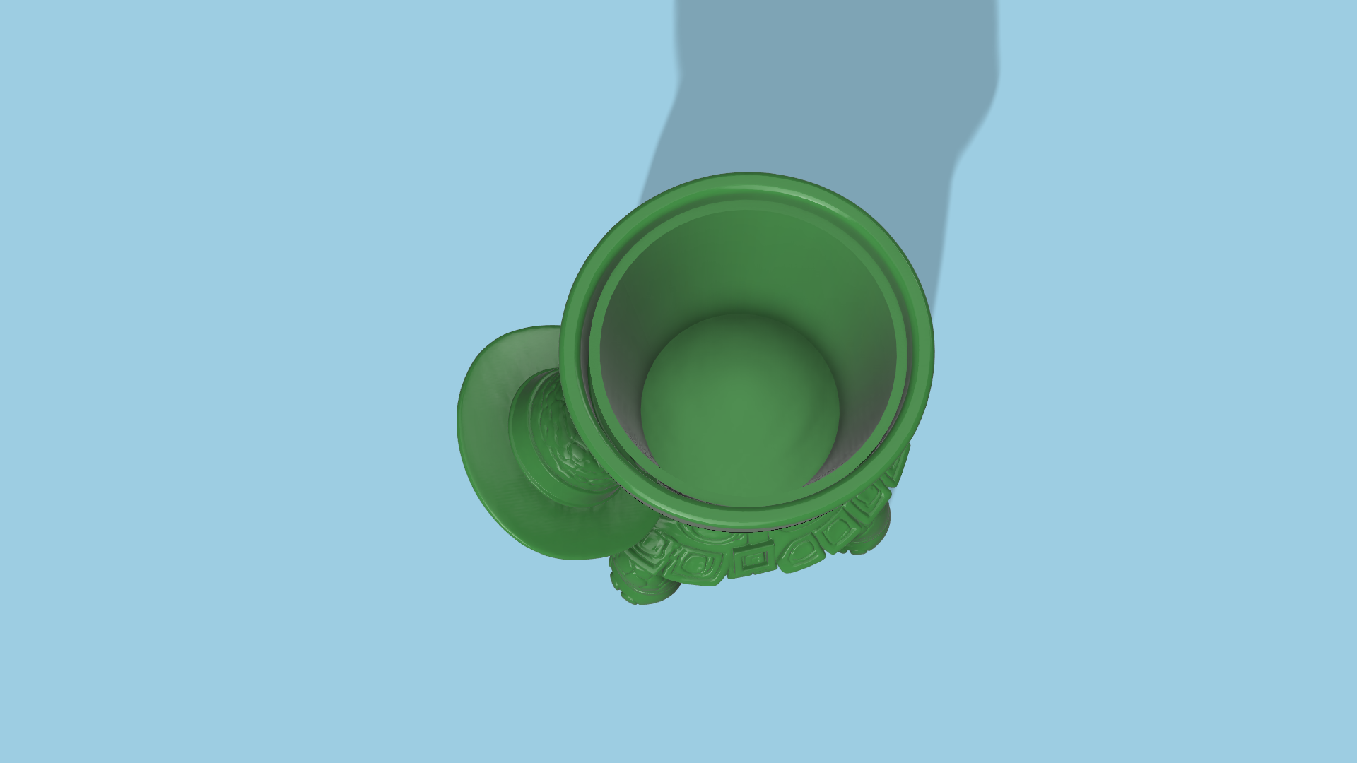 Miniatura 6 do modelo 3D Epic Turtle Planter