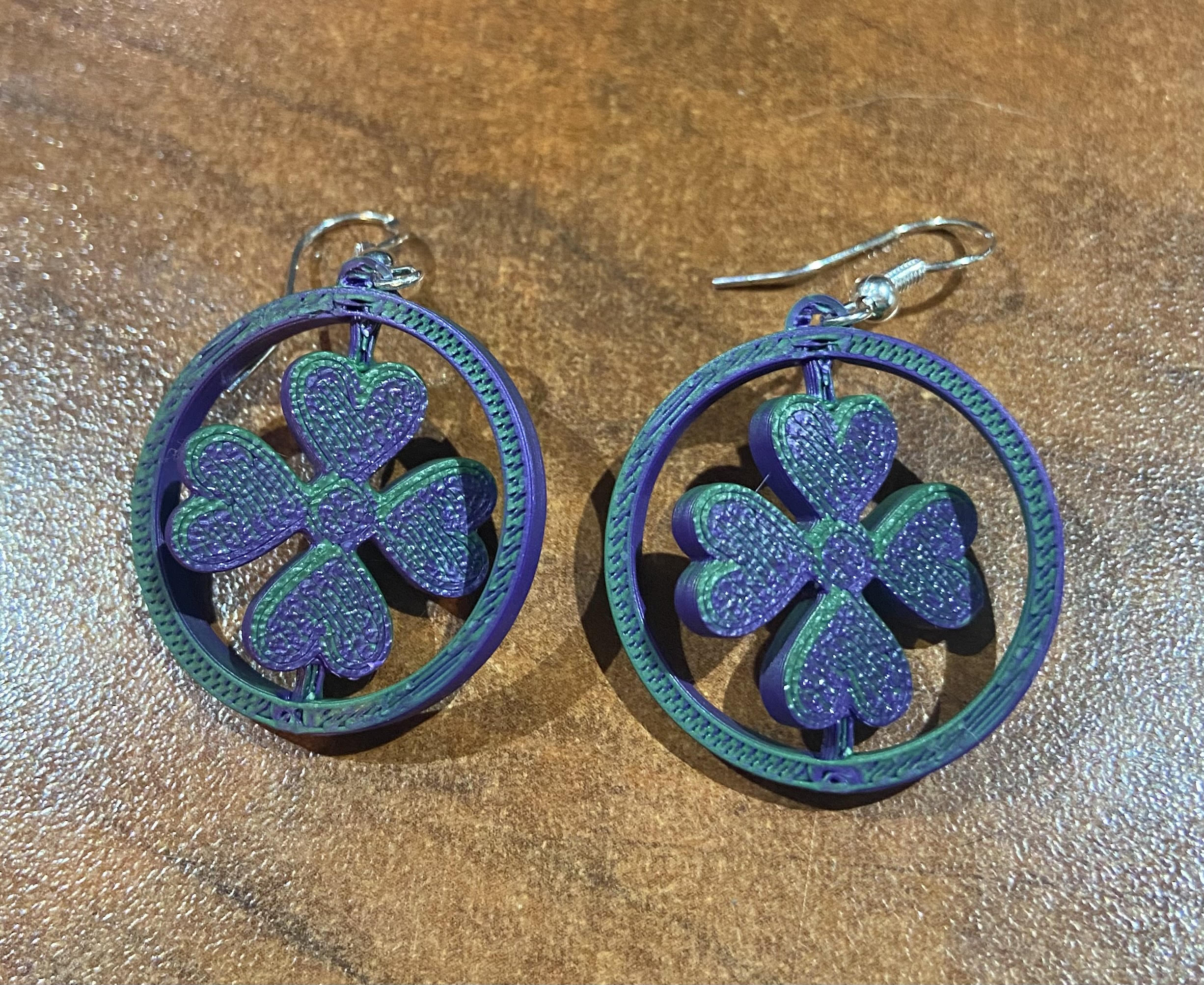 St. Patty's Day Spinner Earrings