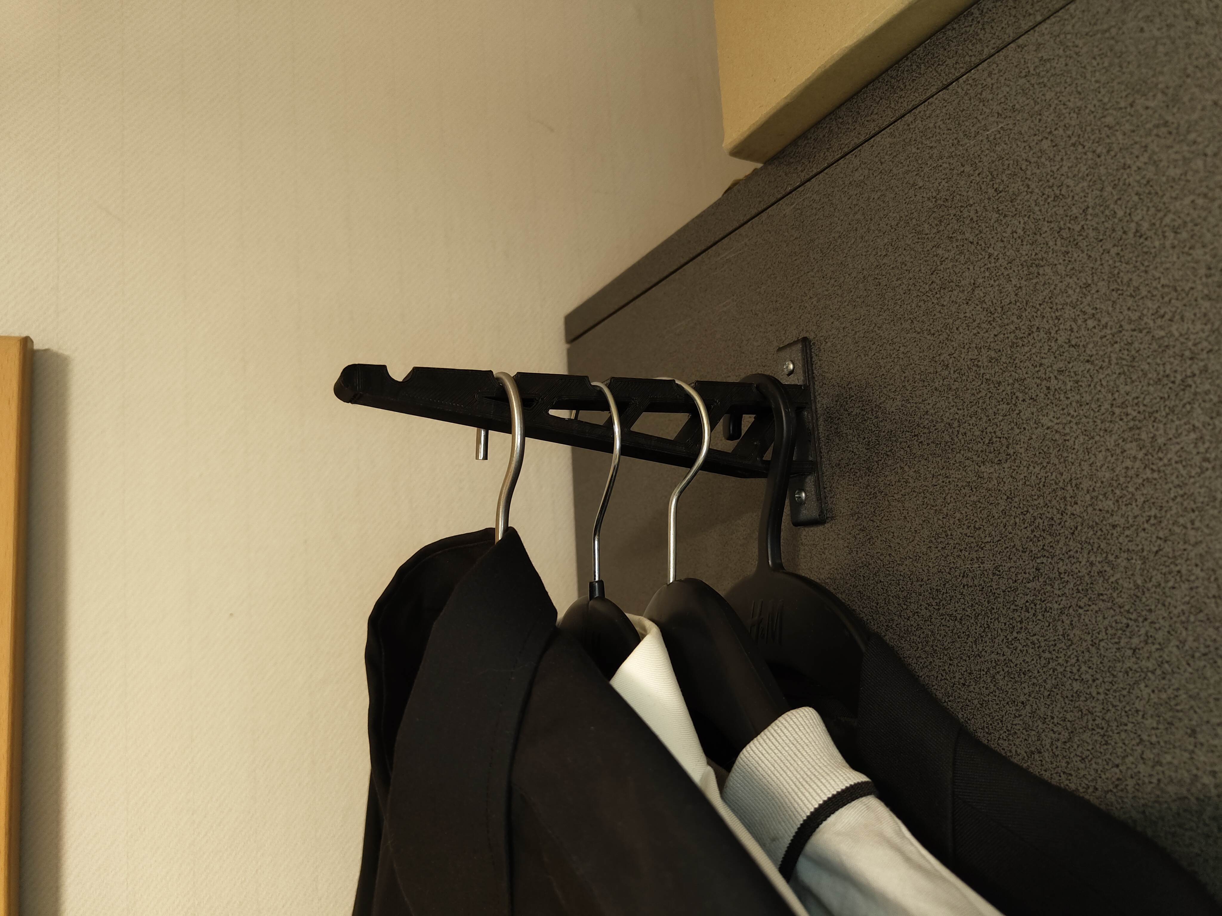 Clothing rack for cloak hangers