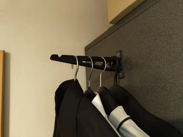 Clothing rack for cloak hangers