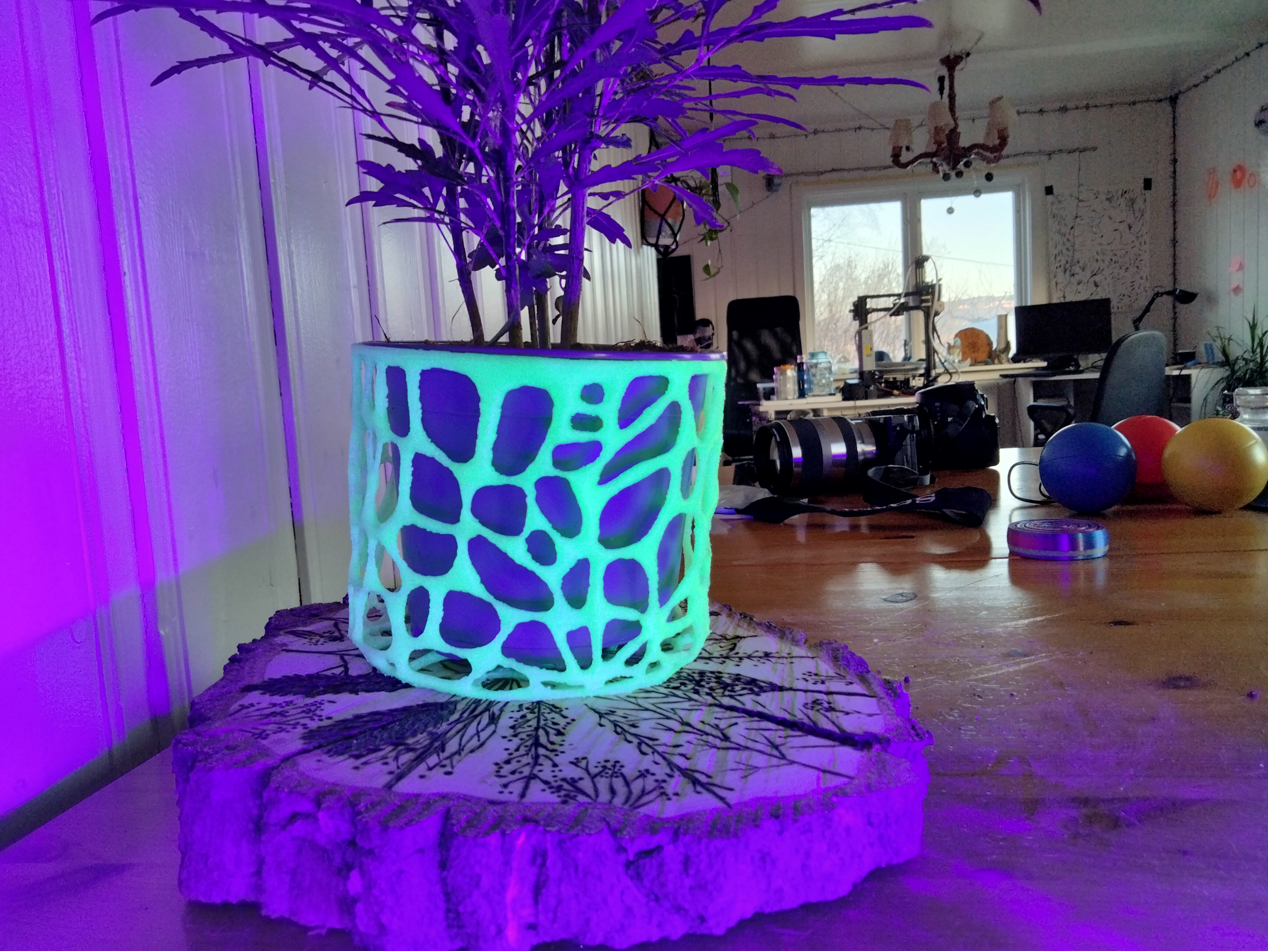 Miniatura 3 do modelo 3D Basic Voronoi Plant Pot