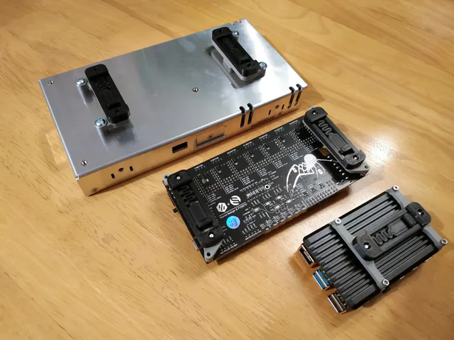 Voron - DIN Mount (LRS-200, board Spider, RPi)