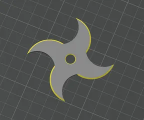 Basic Ninja Star by usetheforceluke | Download free STL model ...