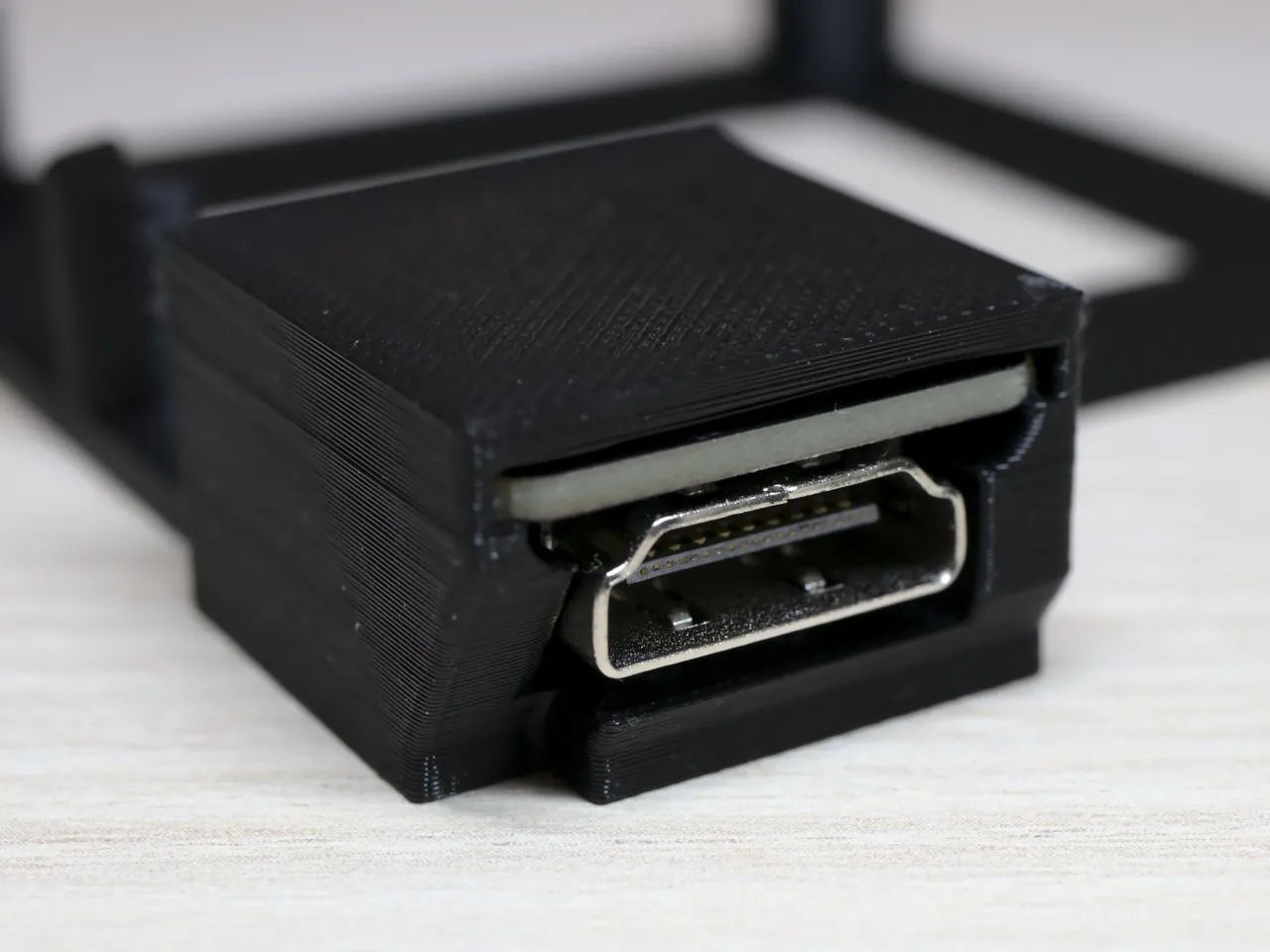 Amiga 500 HDMI connector holder V2 Shred | Download free STL | Printables.com
