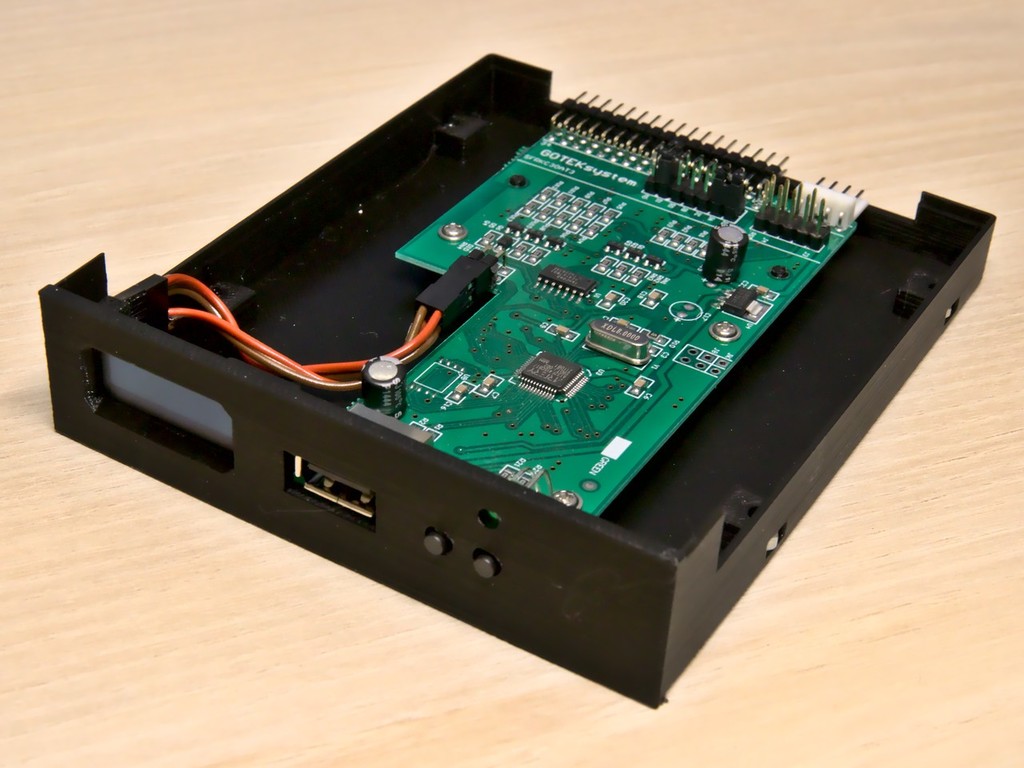 Gotek frame for external floppy drive case