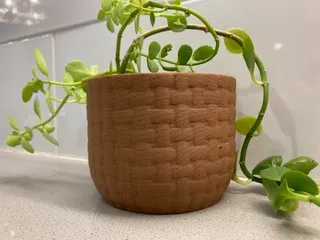 Woven Bowl Vase