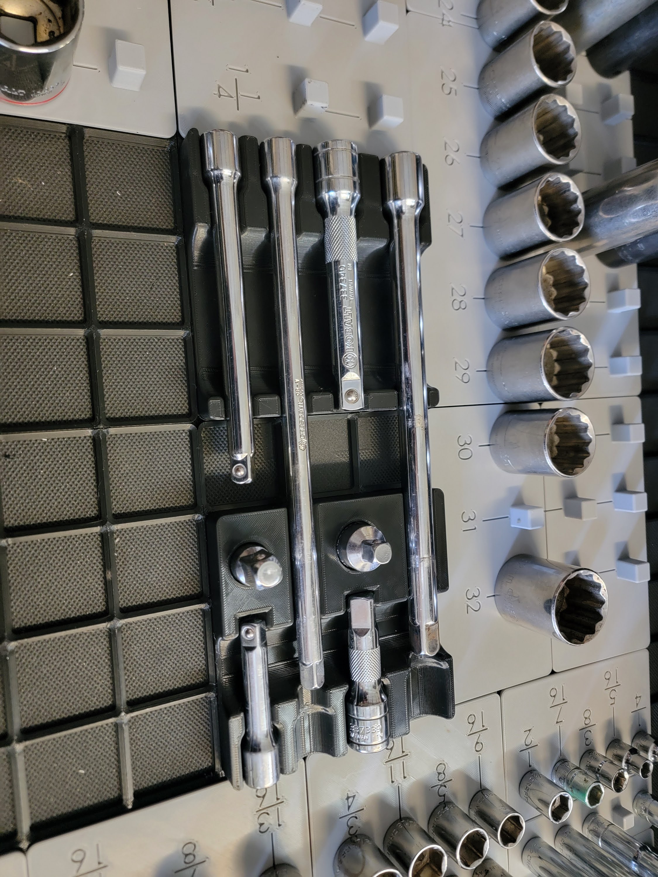 Universal Socket Extension holder Gridfinity