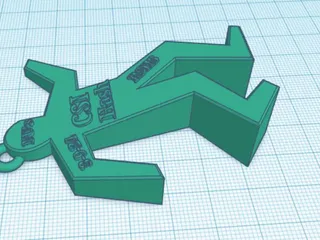 Shiny Jake CSI Hash Keychain by Space_Gal | Download free STL model ...