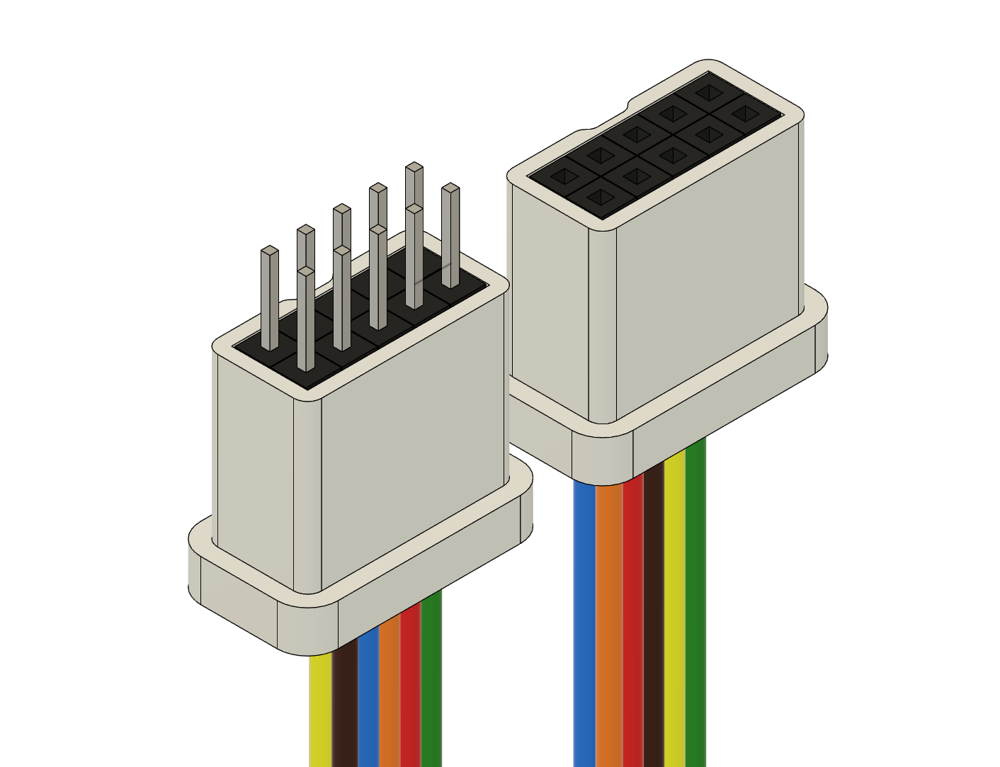 Dupont Connector - 10 Stack by Cem0s | Download free STL model ...