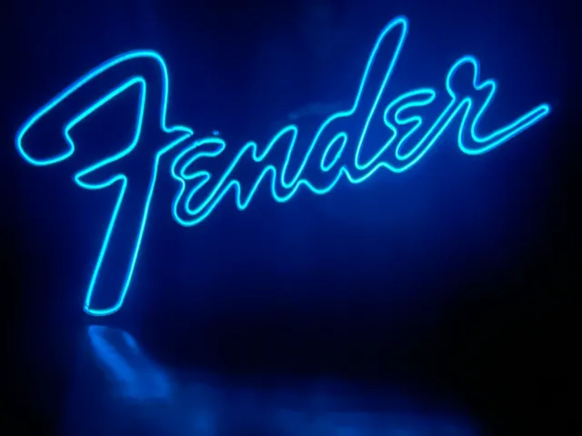 Neon Fender Sign