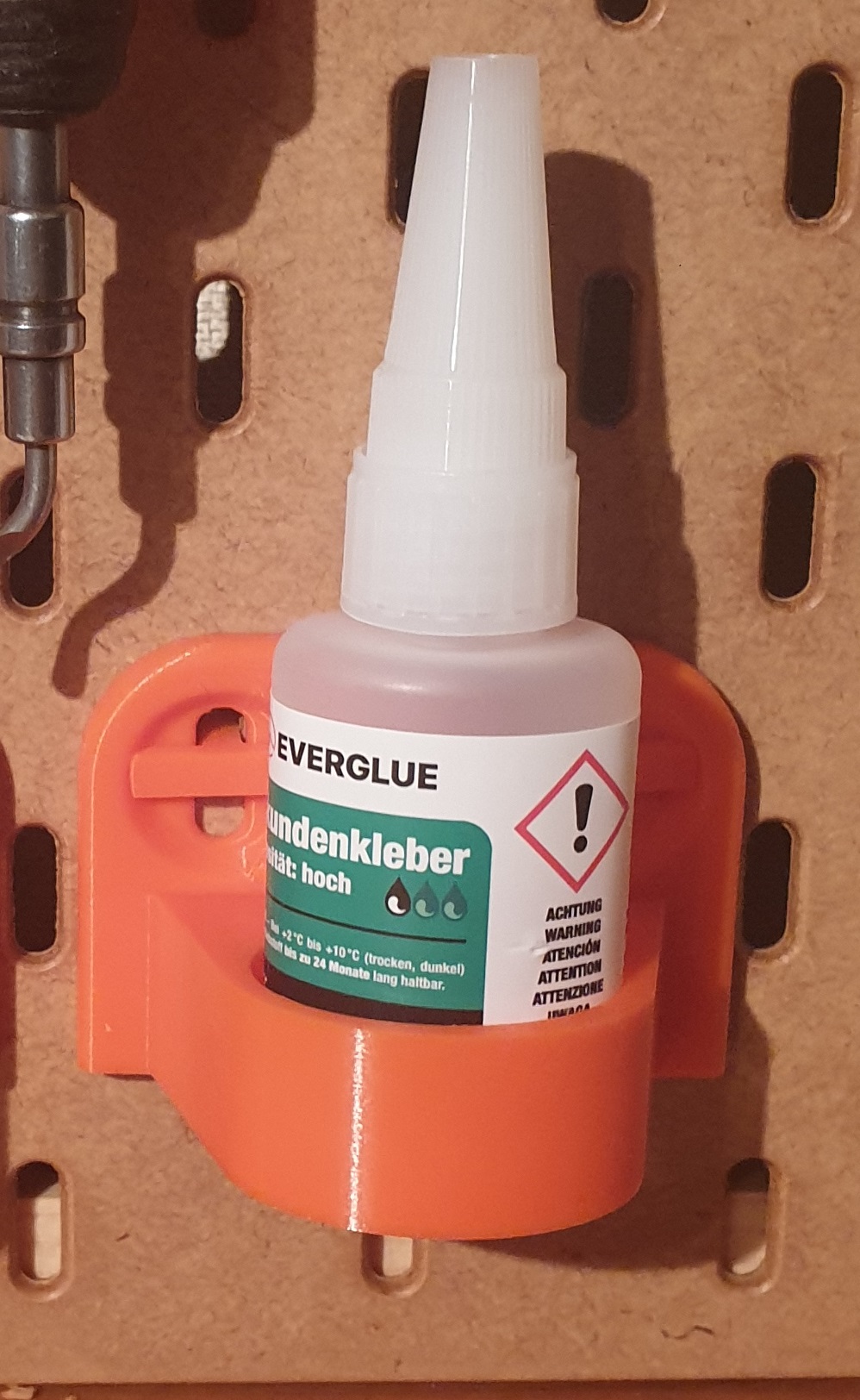 Ikea Skadis oval glue holder