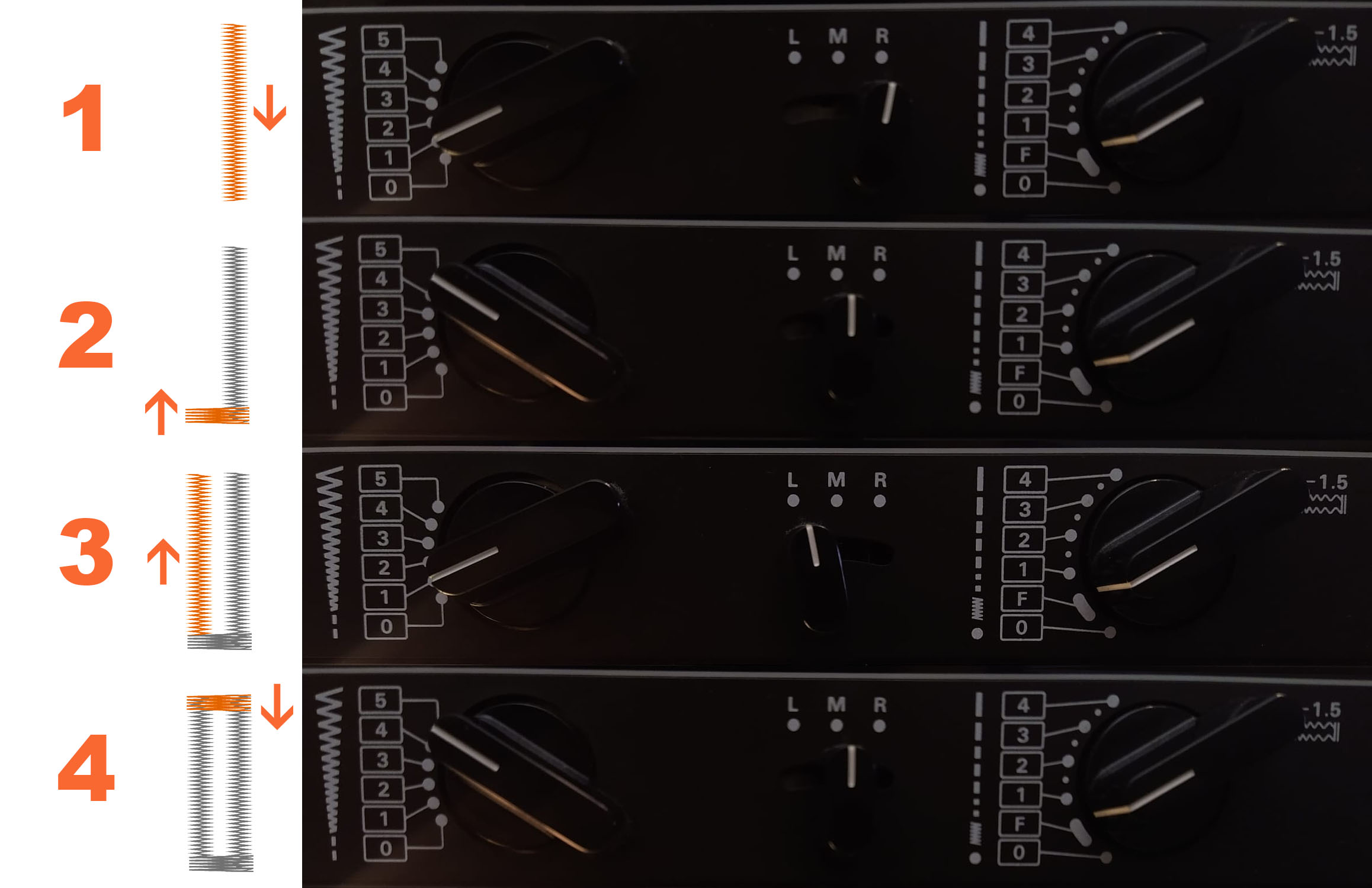 Buttonhole sewing foot guide — thumbnail 4