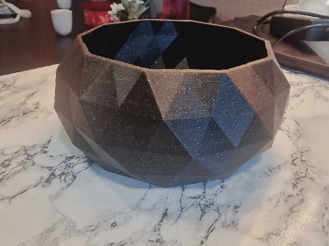 Low poly bowl