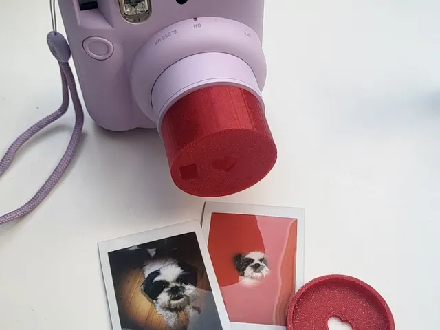 Instax Mini heart lens cover