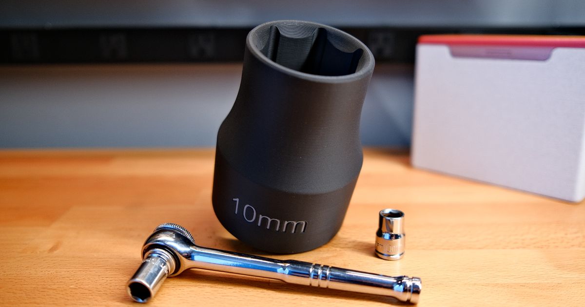 The lost socket 10mm by k studio ca download free stl model