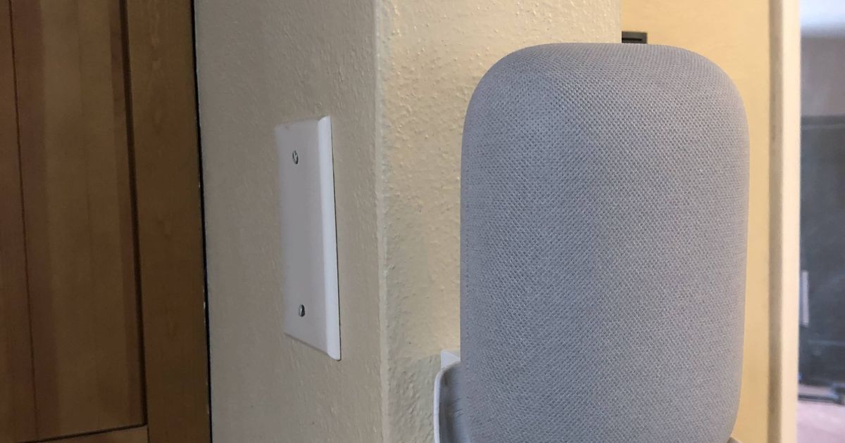 Google Nest Audio Wall Mount [WIP] by rplumley Download free STL