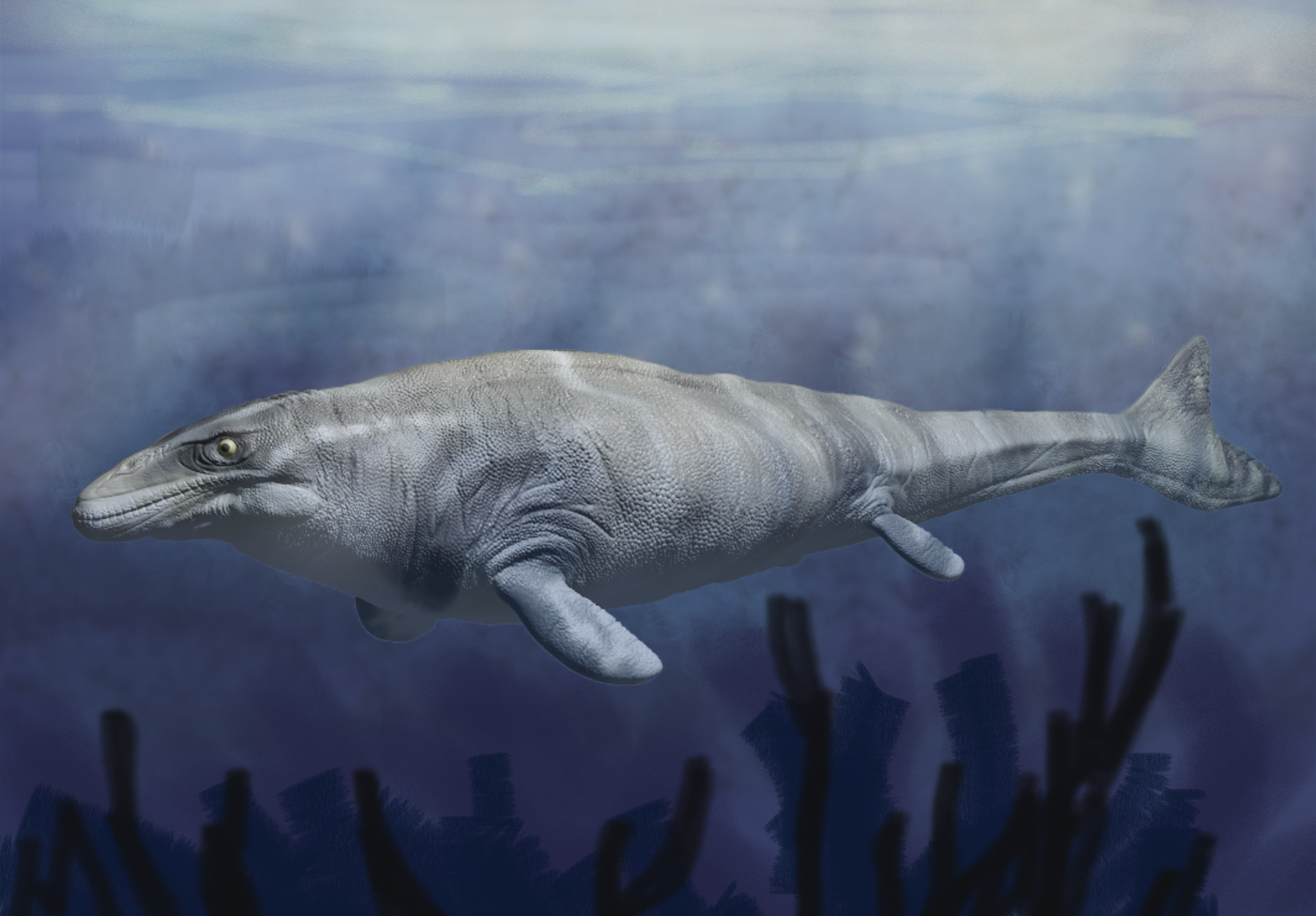 Mosasaurus Figurine