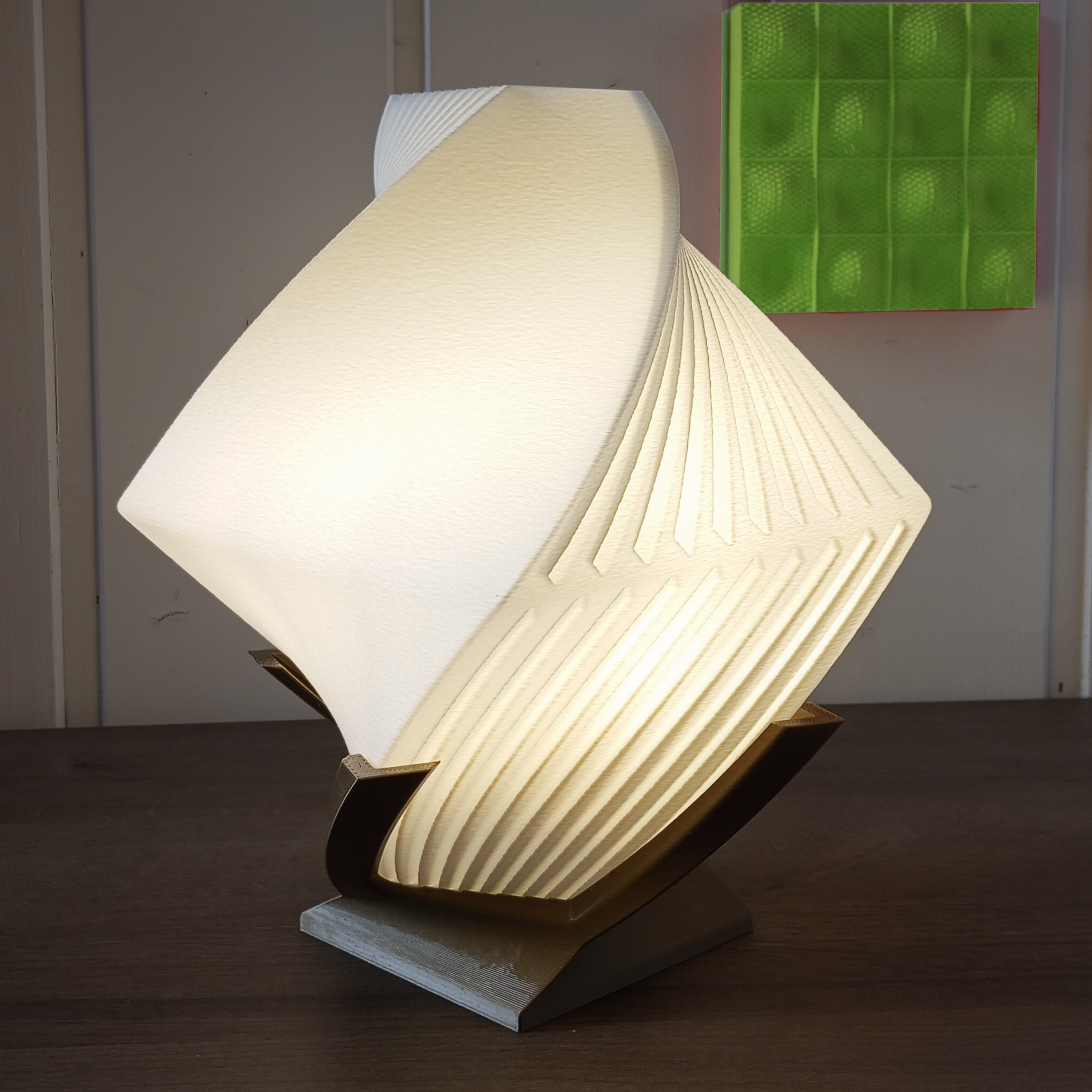 Spiralized Square lamp