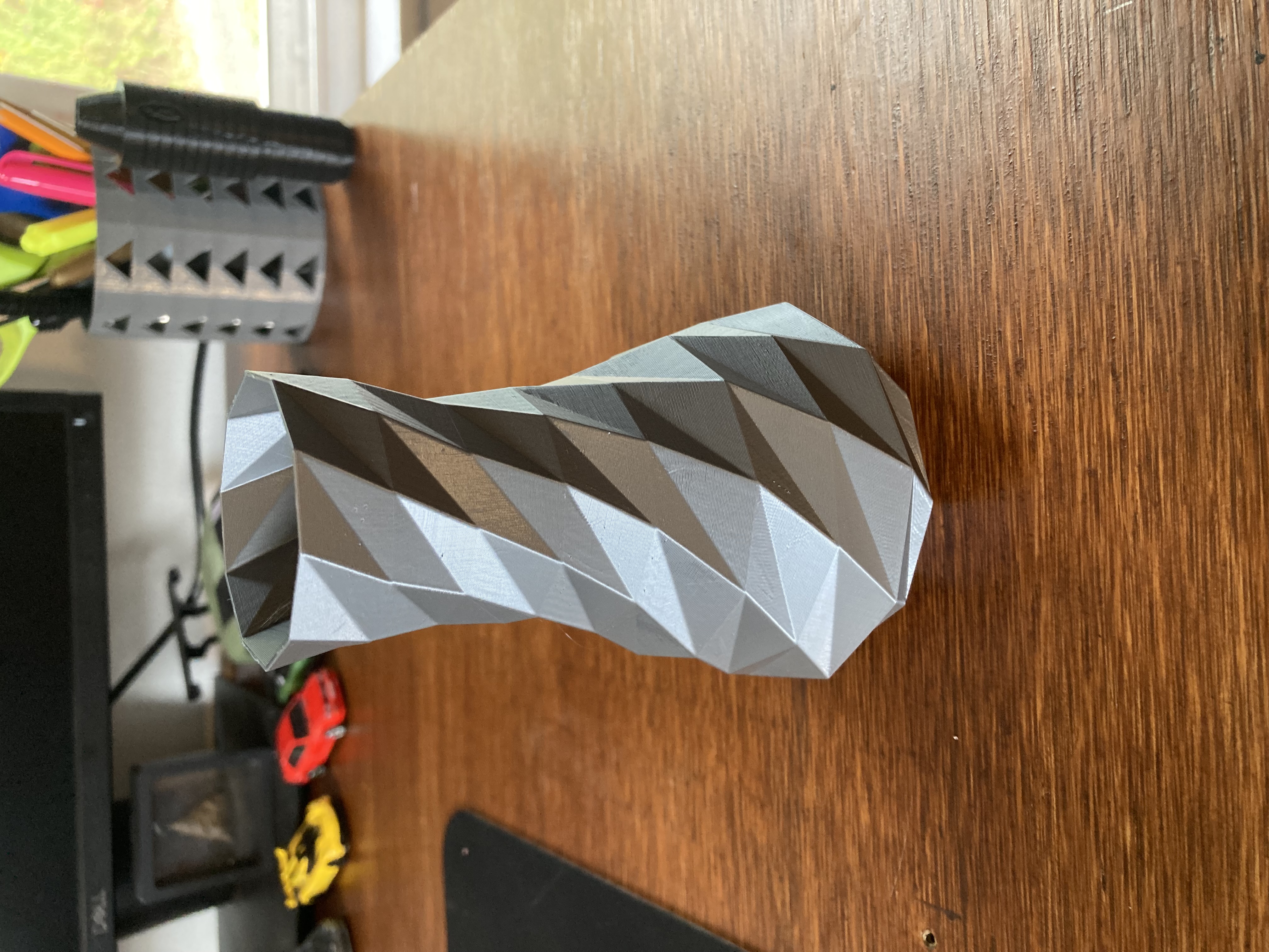 Geometric Twist Vase