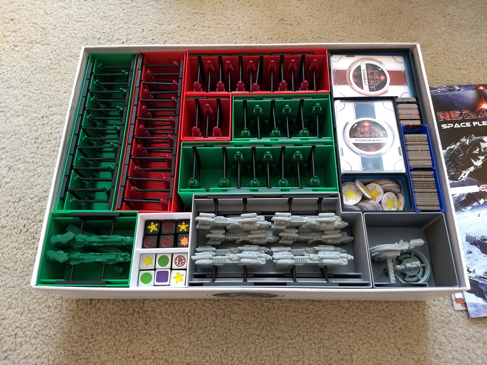 Red Alert Board Game Insert — miniatura 3