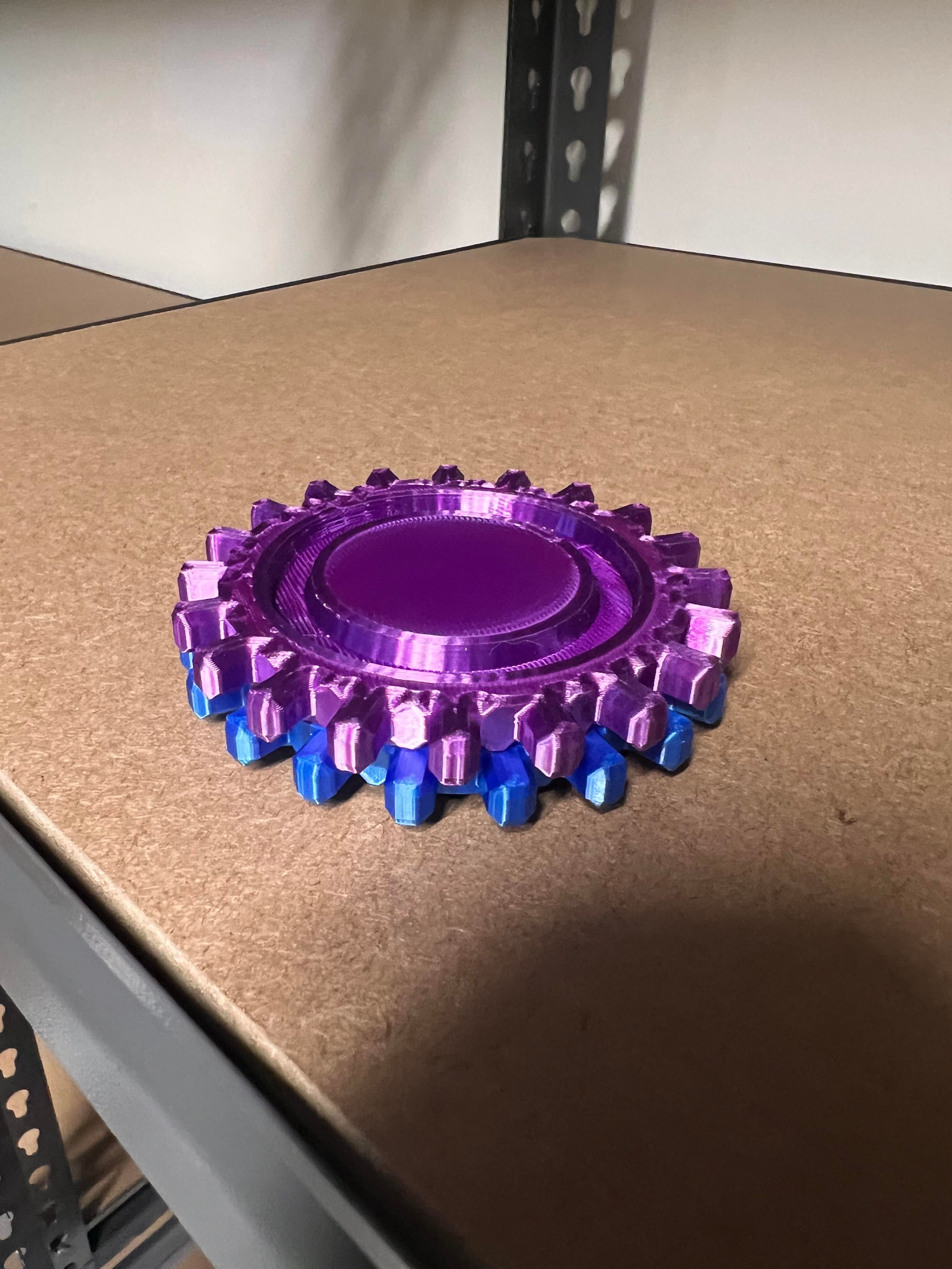 Gear coaster stackable