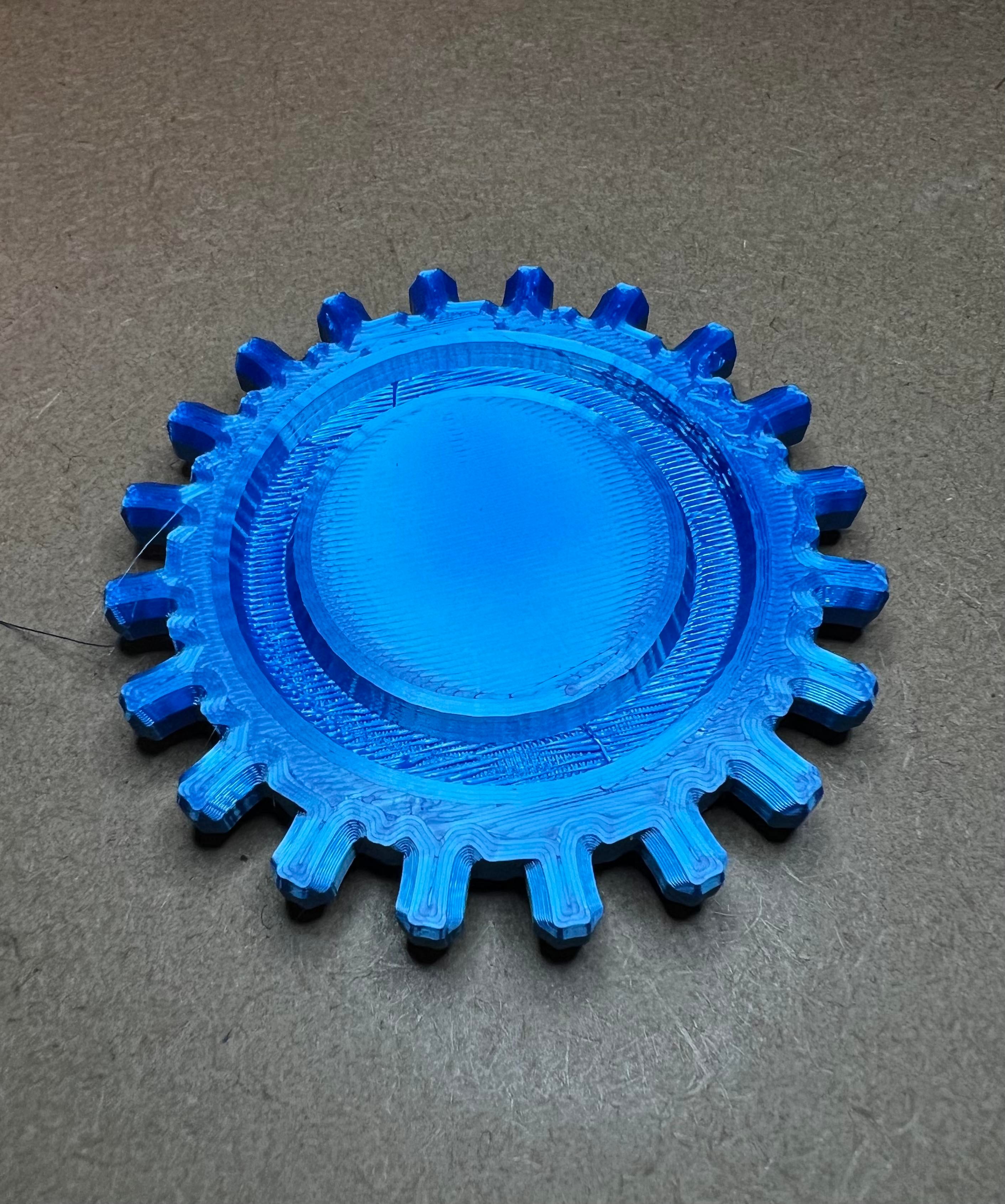 Miniatura 4 do modelo 3D Gear coaster stackable