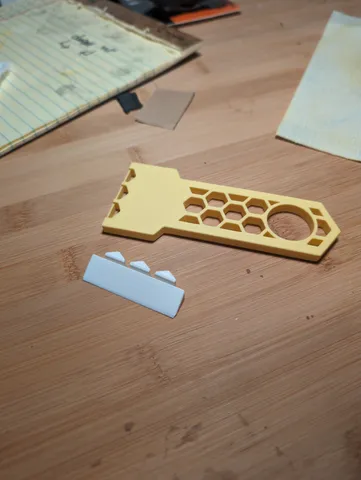Reusable Hex Scraper With Hanger Hole