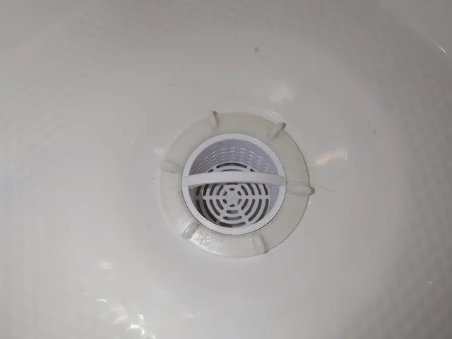 Shower cabin drain hair catcher basket v3
