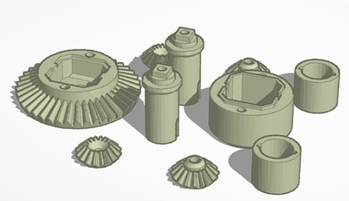 Rc 1/14 scale Diff